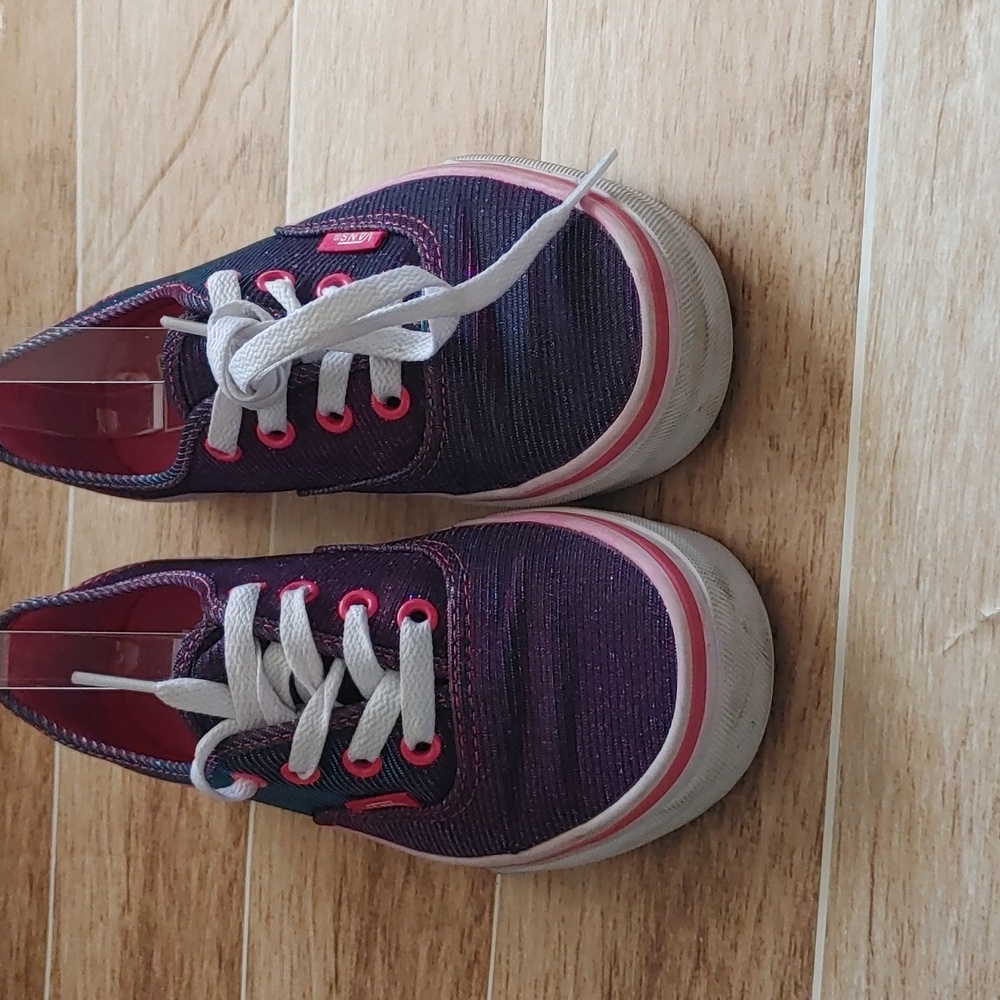Vans sparkly Purple and Pink Sneakers Women’s 6/mens 4.5